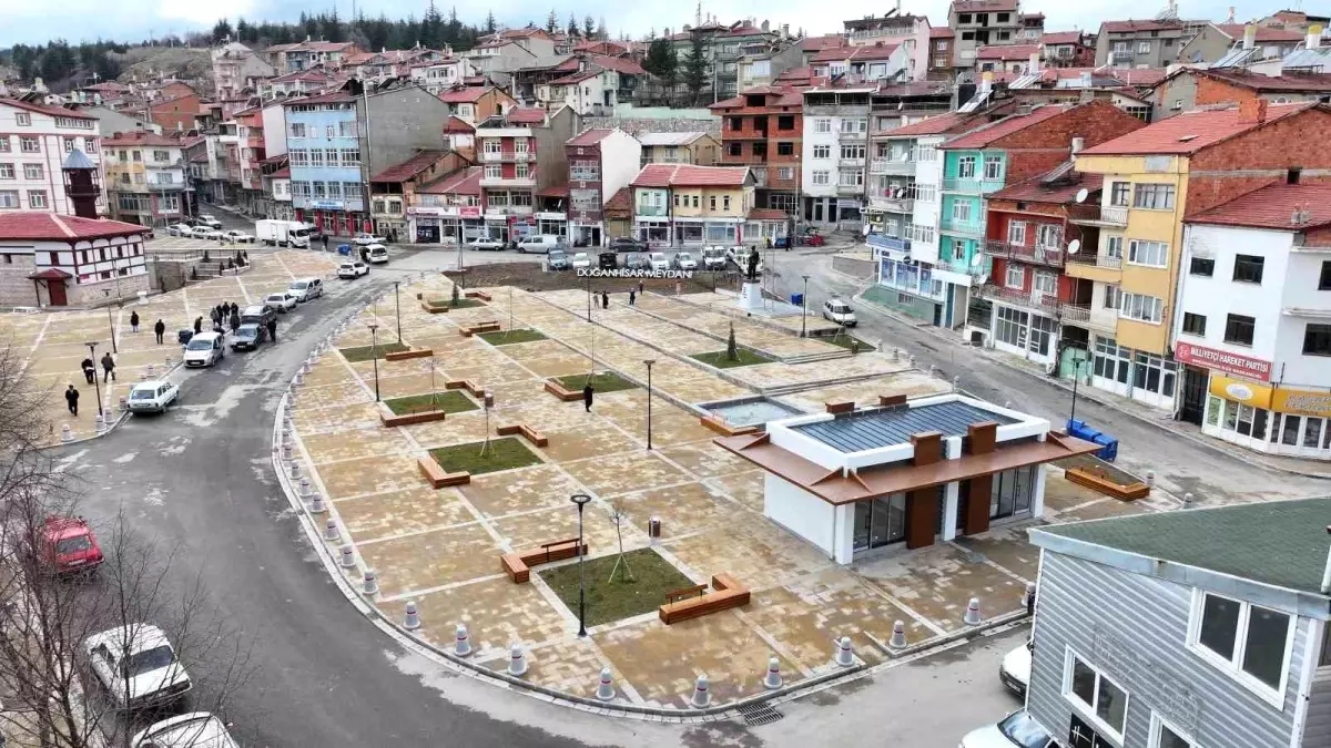 Doğanhisar Meydan Düzenlemesi Tamamlandı