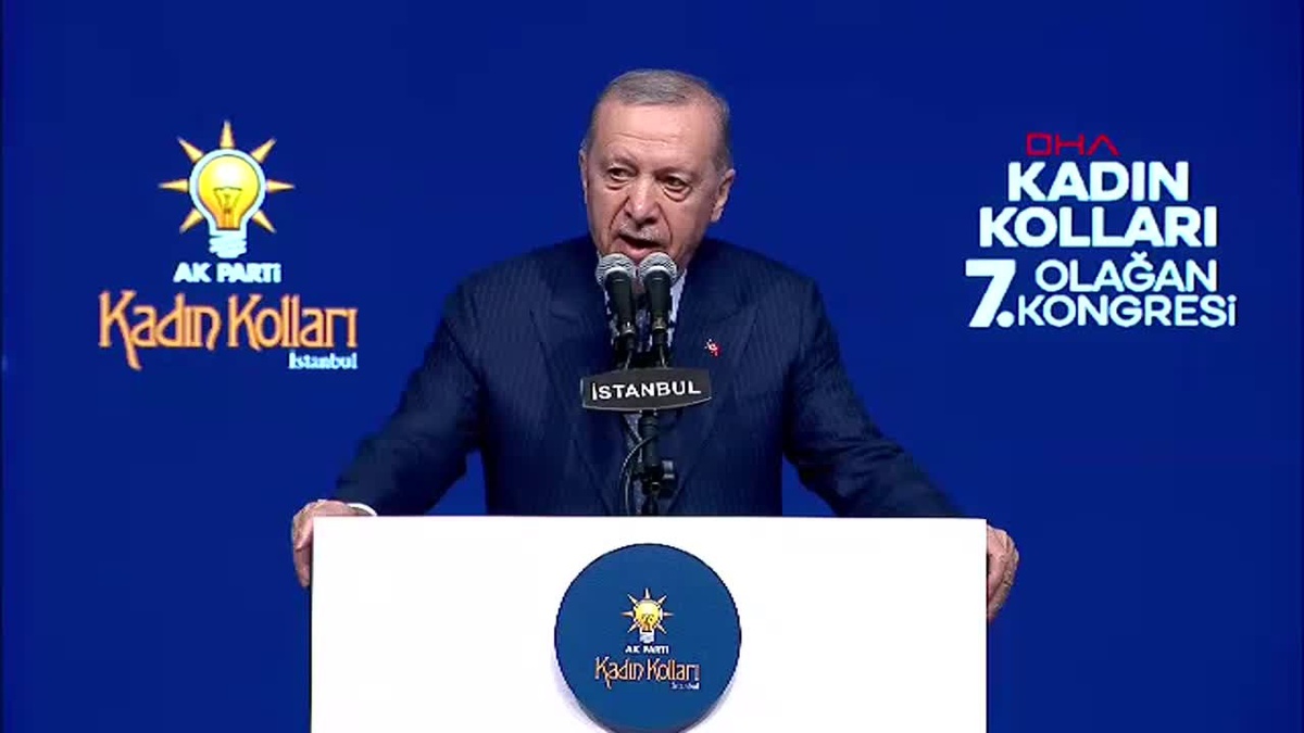 Cumhurbaşkanı Erdoğan, İstanbul Ak Parti Kadın Kolları Kongresi\'ne katıldı