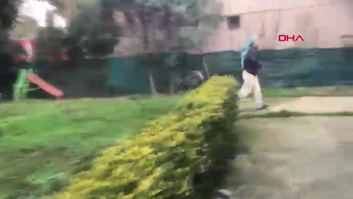 Kartepe\'de Yangına Müdahale Kask Kamerasında