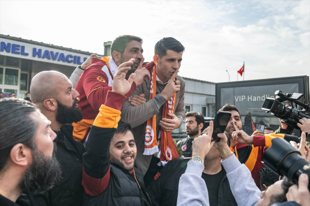 Morata'dan havaalanında olay yaratacak açıklama: Türkiye'ye gelmemin tek nedeni Galatasaray