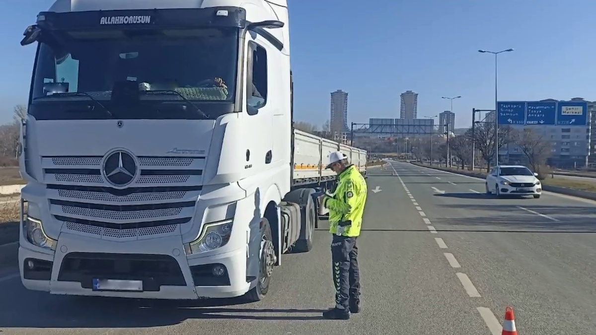 2025\'te Kamyon ve Tanker Araçlara Yoğun Denetim