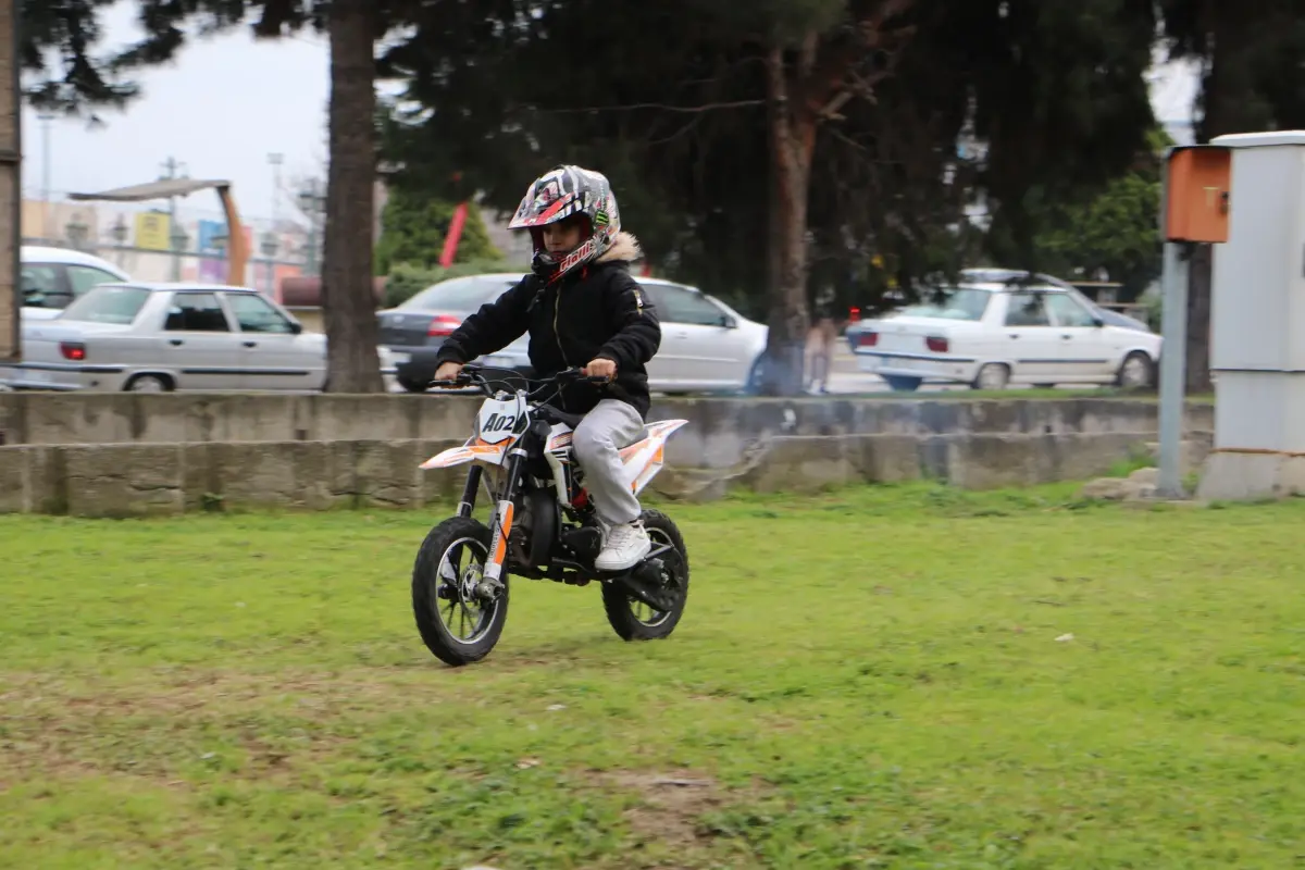 10 Yaşındaki Yusuf Eymen, Motosiklet Hayalini Gerçekleştiriyor