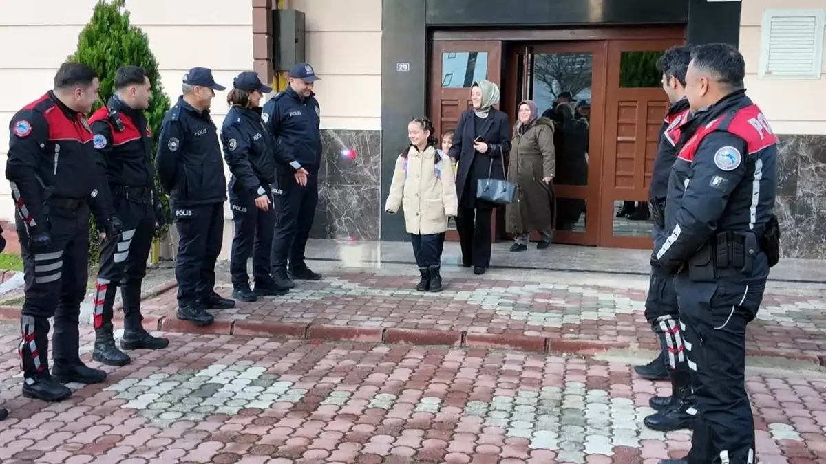 Samsun polisinden şehit çocuğuna unutulmaz sürpriz