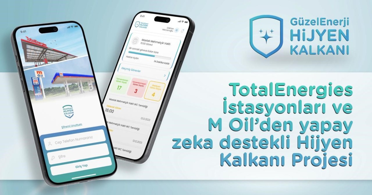 TotalEnergies ve M Oil\'den Hijyen Kalkanı Projesi ile Dijital Temizlik Süreçleri