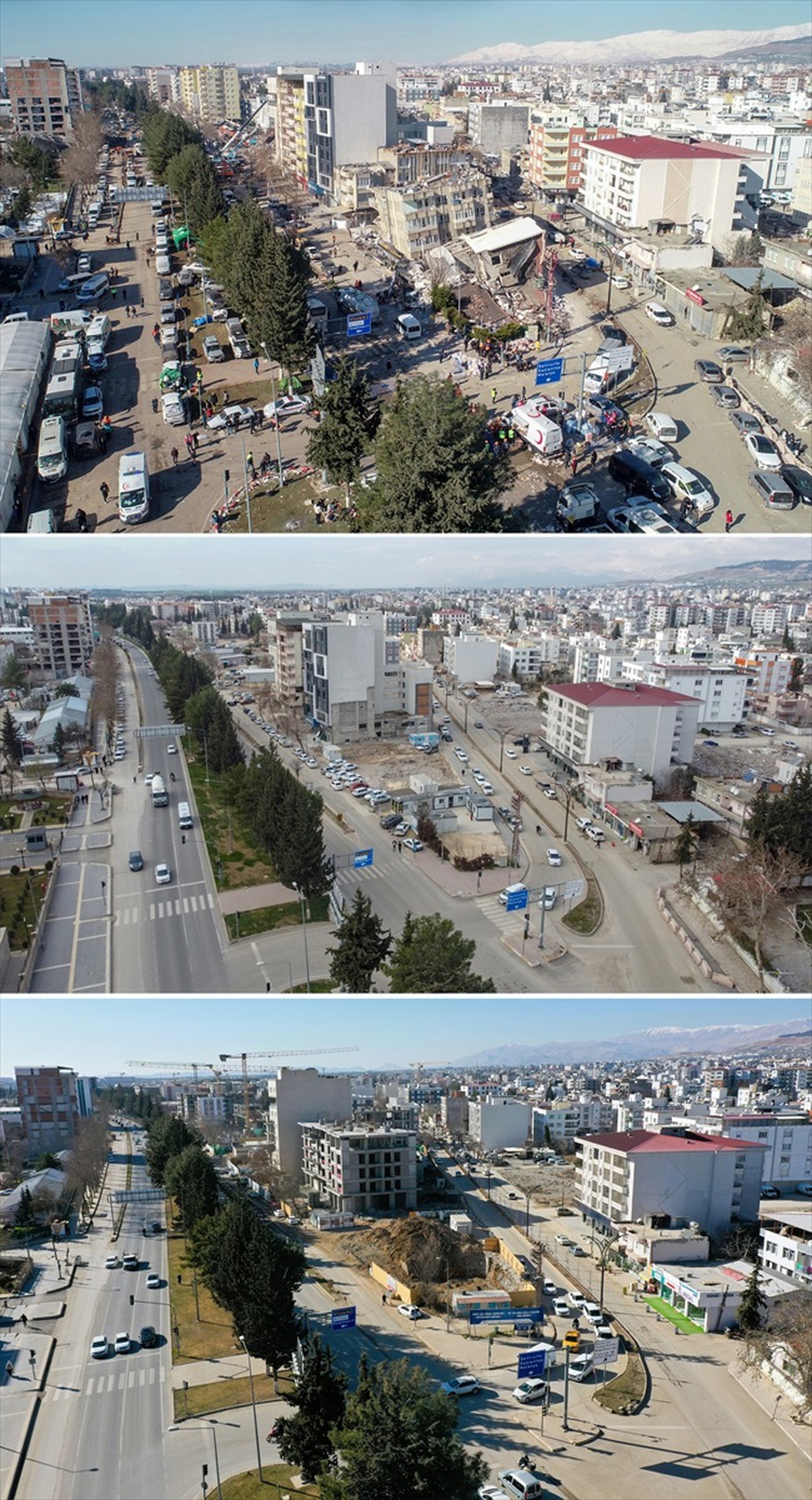 İki Yılda Deprem Bölgesindeki Değişim