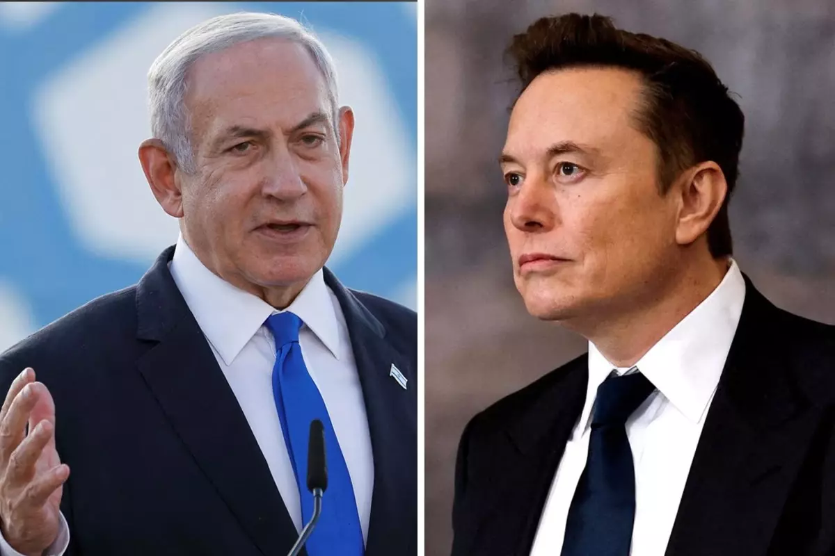 ABD\'ye giden Netanyahu Elon Musk ile fotoğraf verdi