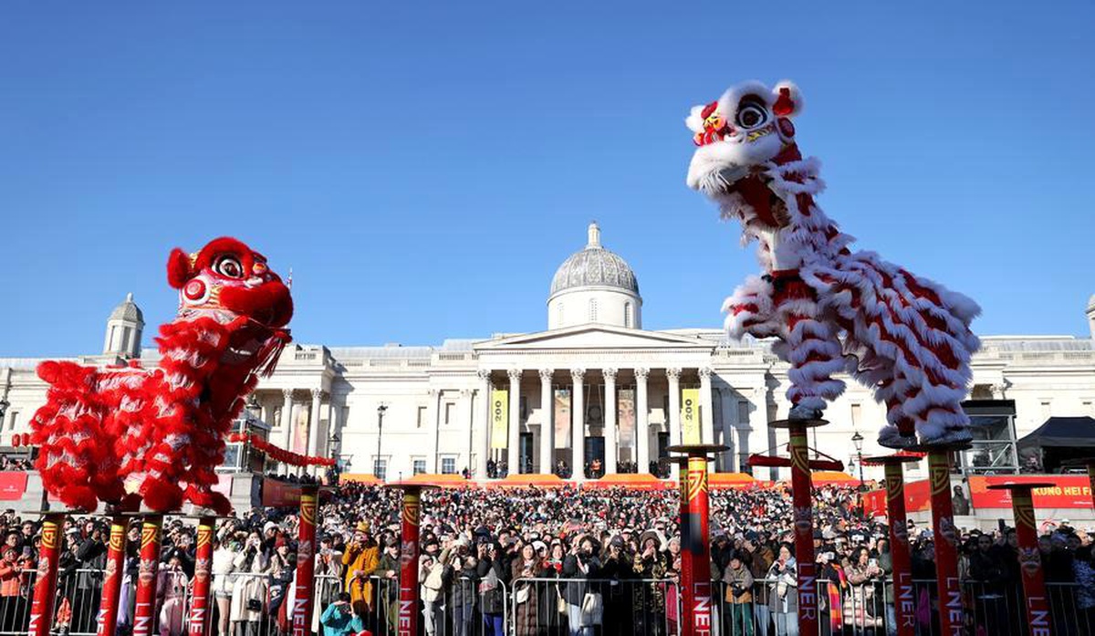 Londra\'da Çin Yeni Yılı Kutlamaları