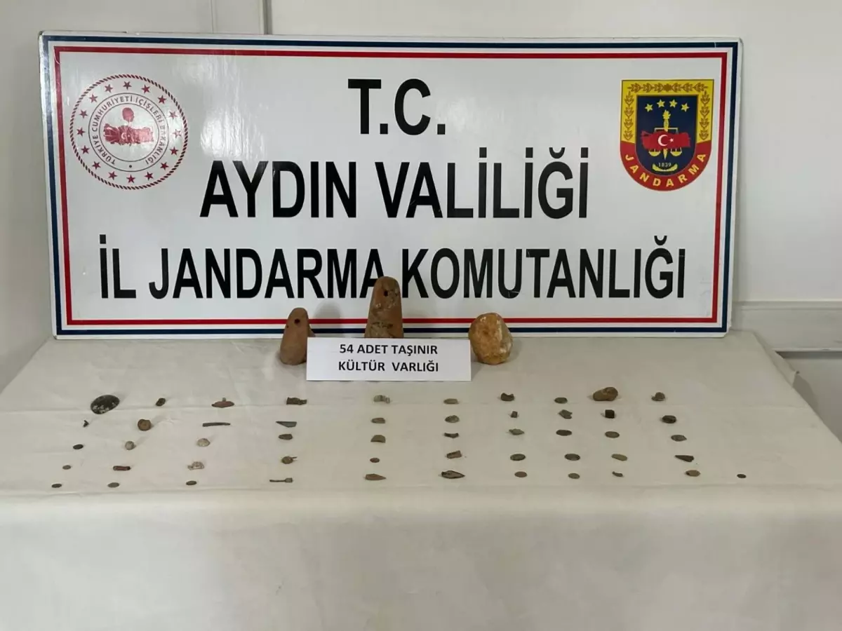 Aydın\'da Tarihi Eser Operasyonu: 223 Roma Dönemi Objesi Ele Geçirildi