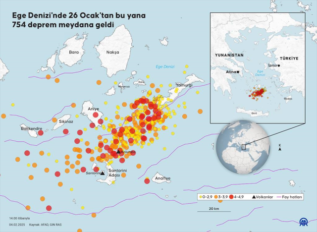 Deprem fırtınası yaşanan Ege Denizi'nde şiddetli bir sarsıntı daha