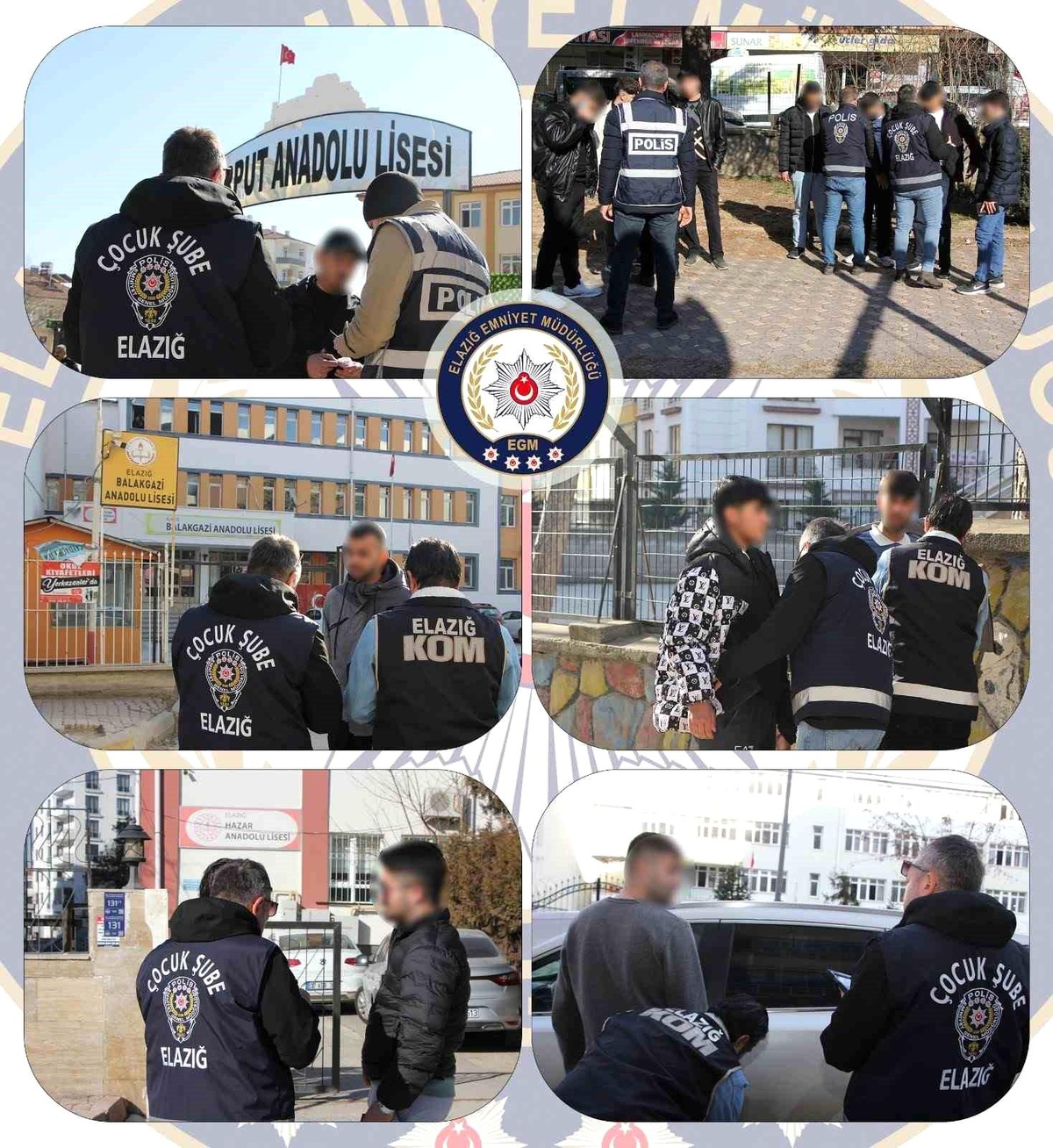 Elazığ\'da Okul Çevresi Denetimleri