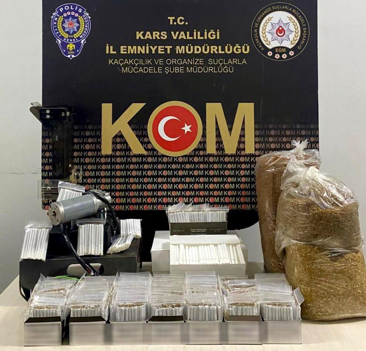 Kars\'ta Kaçakçılık Operasyonu: 10 Gözaltı