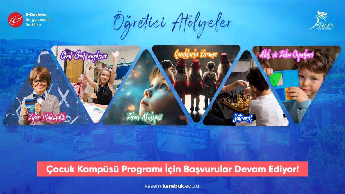 Karabük\'te \'Çocuk Kampüsü\' Başlıyor