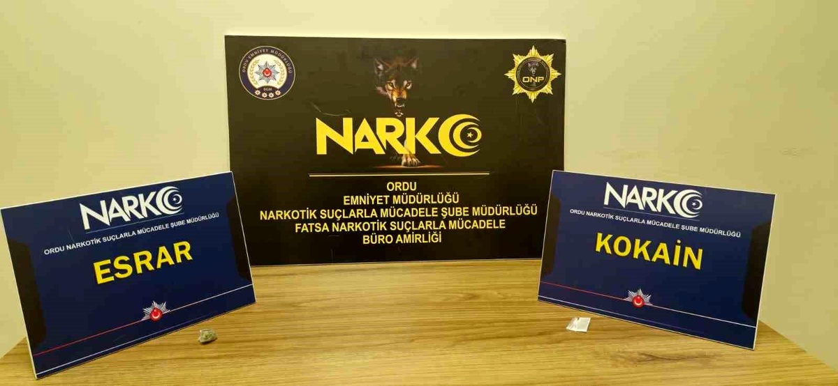 Ordu\'da Uyuşturucu Operasyonu: 4 Tutuklama