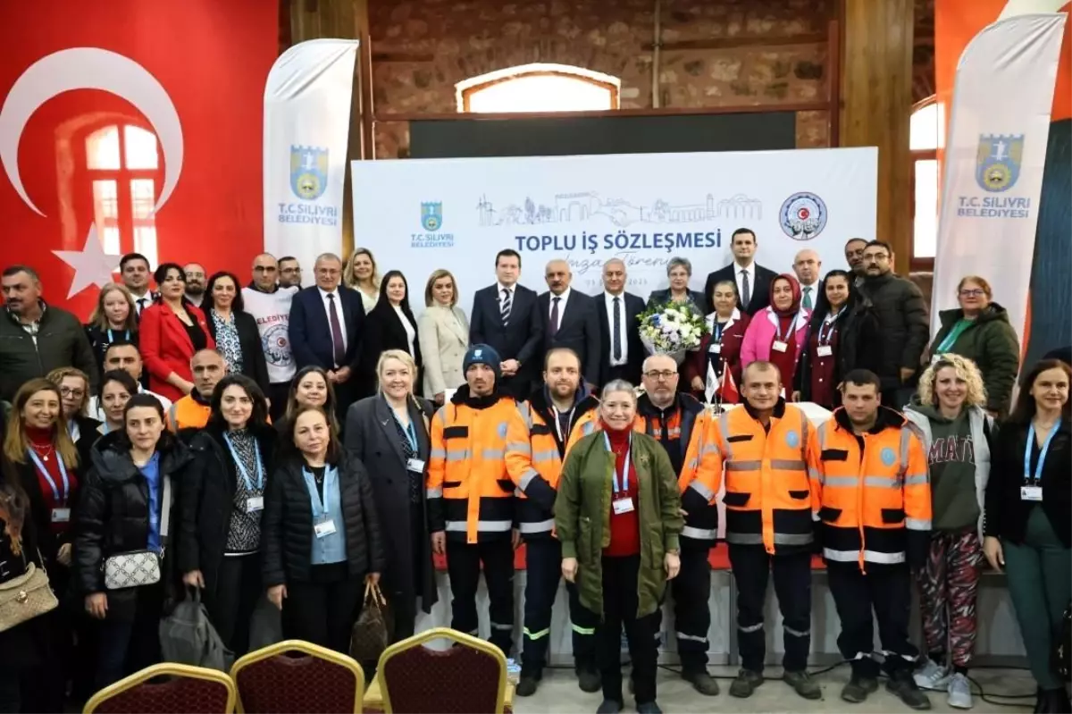 Silivri Belediyesi Toplu İş Sözleşmesi İmza Töreni gerçekleştirdi