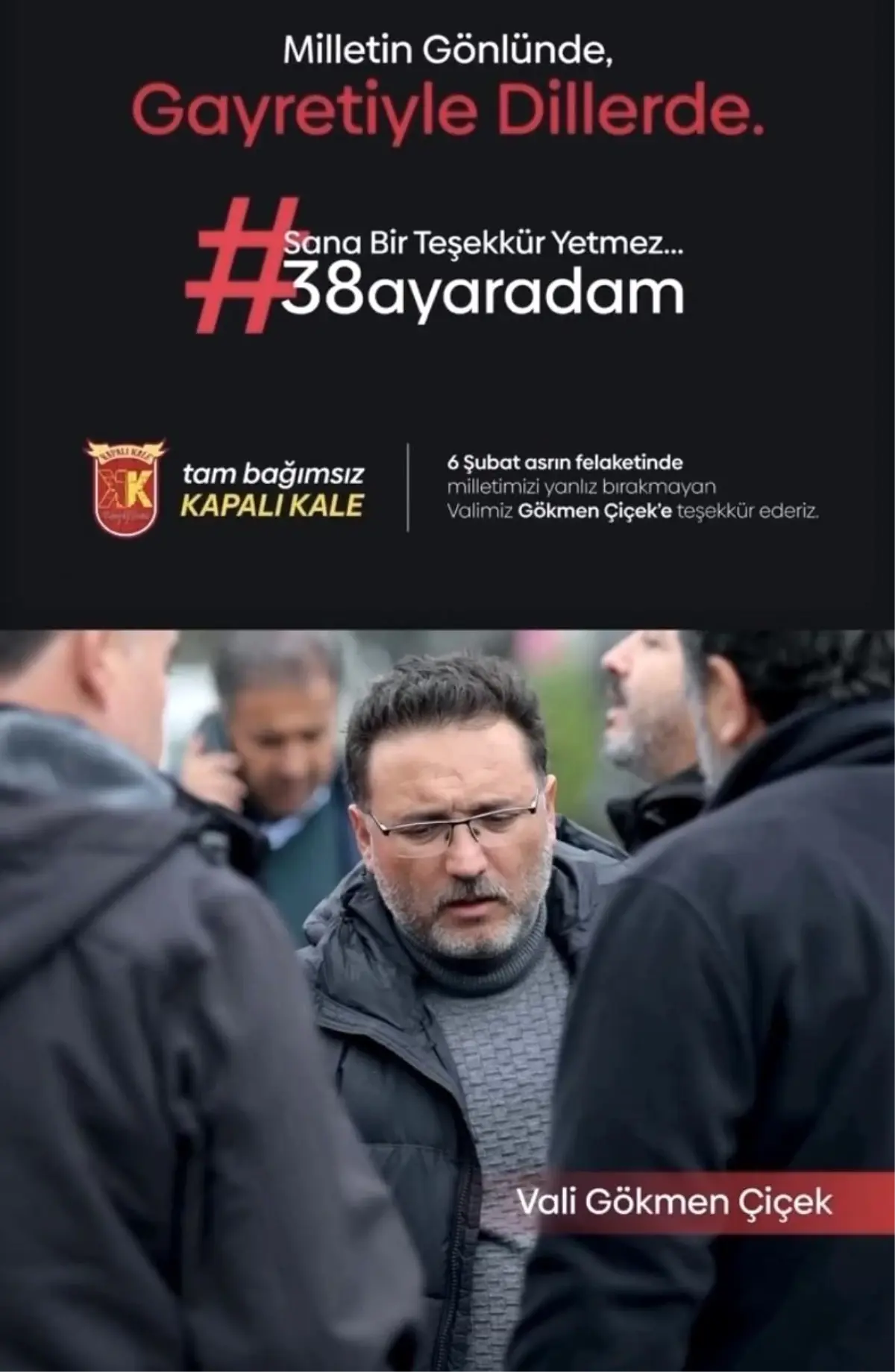 Vali Çiçek \'38 Ayar Adam\' İlan edildi