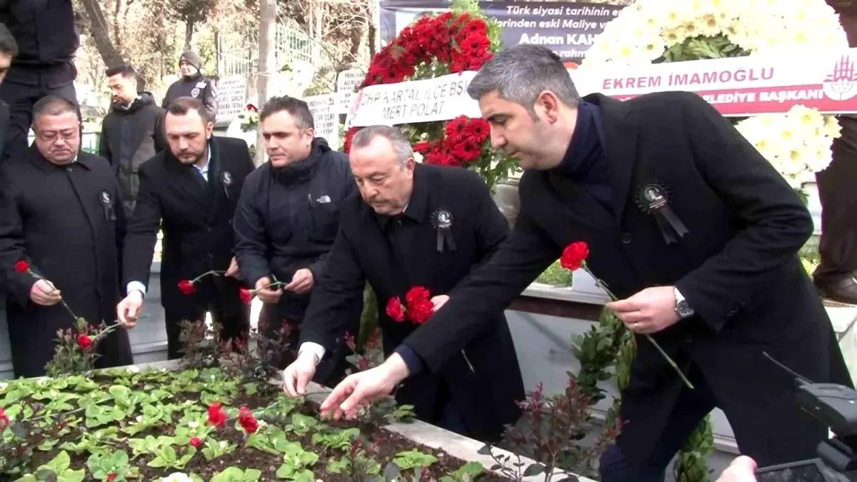 Eski Devlet Bakanı Adnan Kahveci, Ölümünün 32. Yıl Dönümünde Anıldı