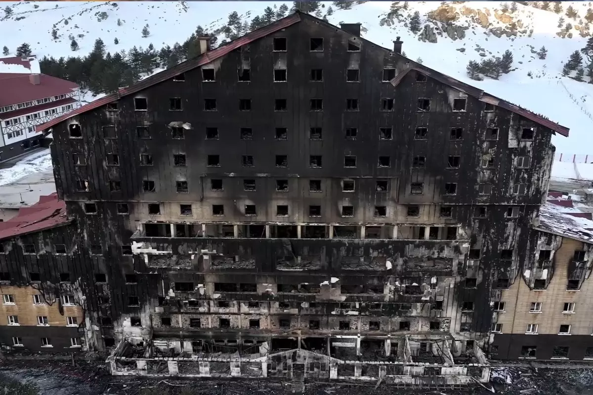 Bolu Kartalkaya\'daki otel yangını soruşturmasında 2 kişi daha gözaltına alındı