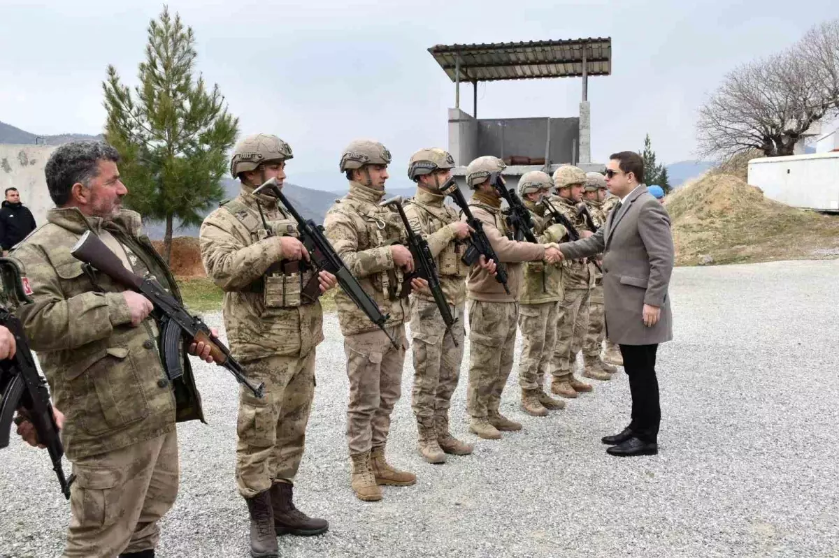 Kaymakam Başar Güvenlik Korucularını Ziyaret Etti