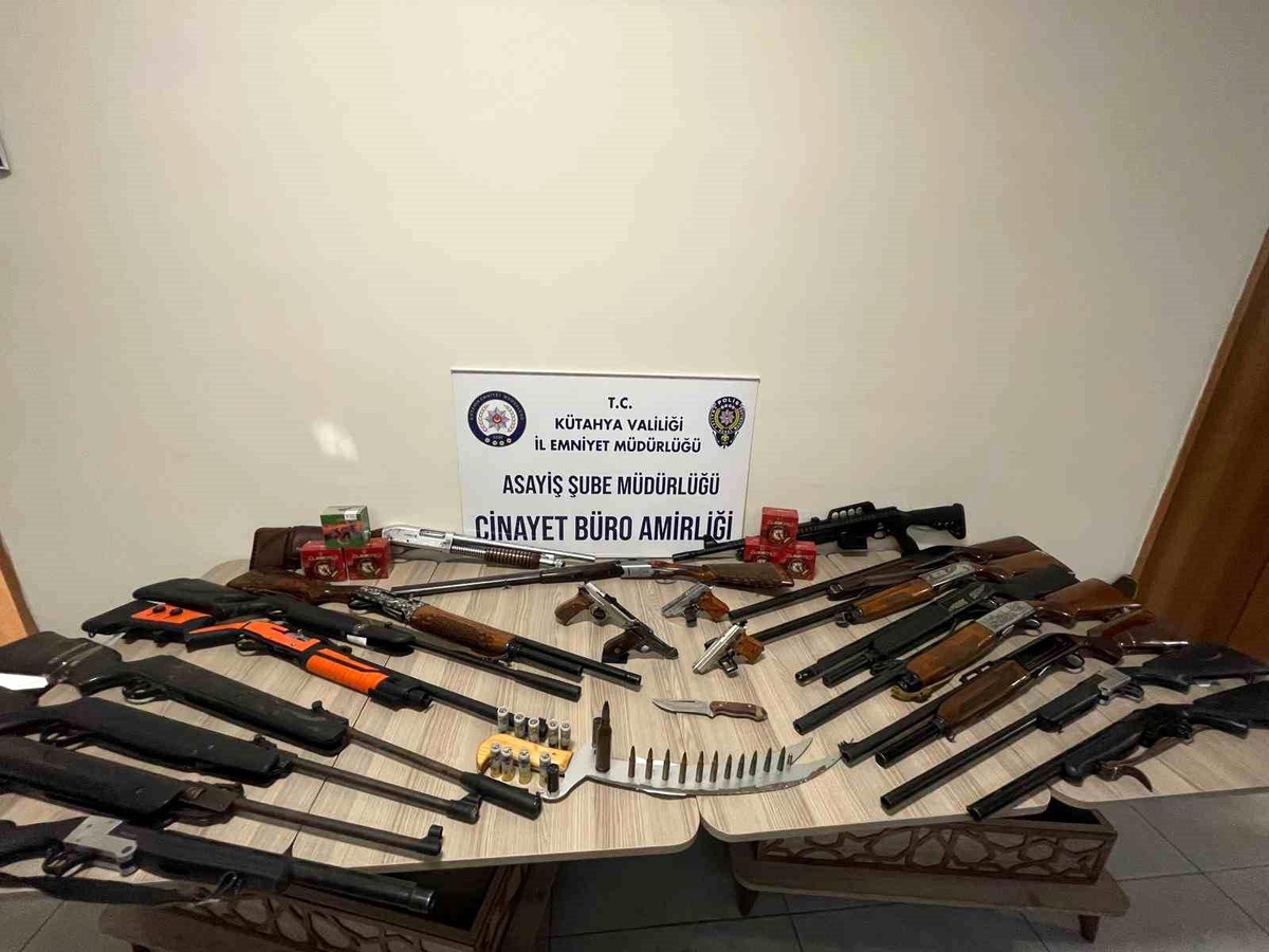 Kütahya\'da Silah Operasyonu