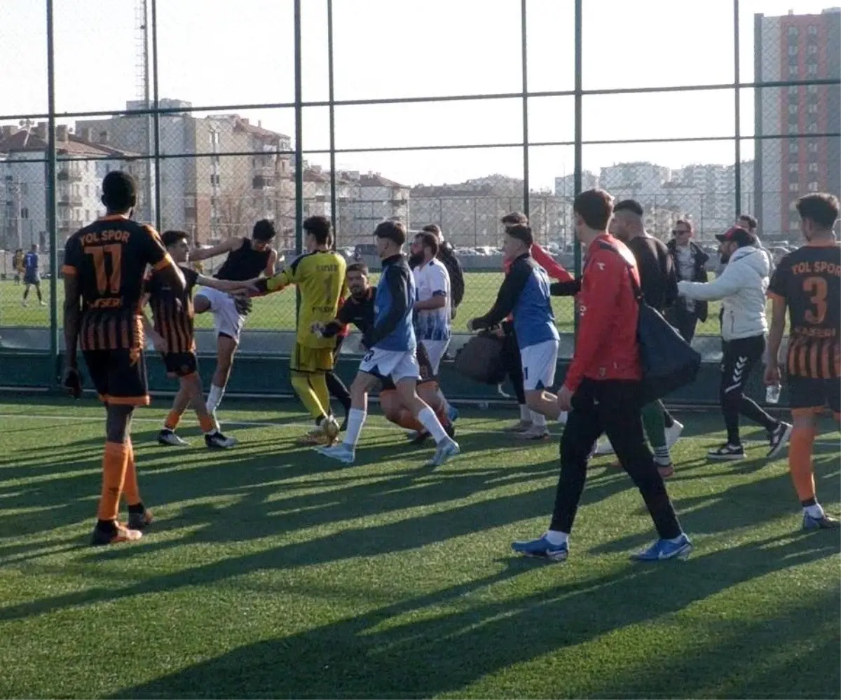 Kayseri Amatör Maçında Kavga