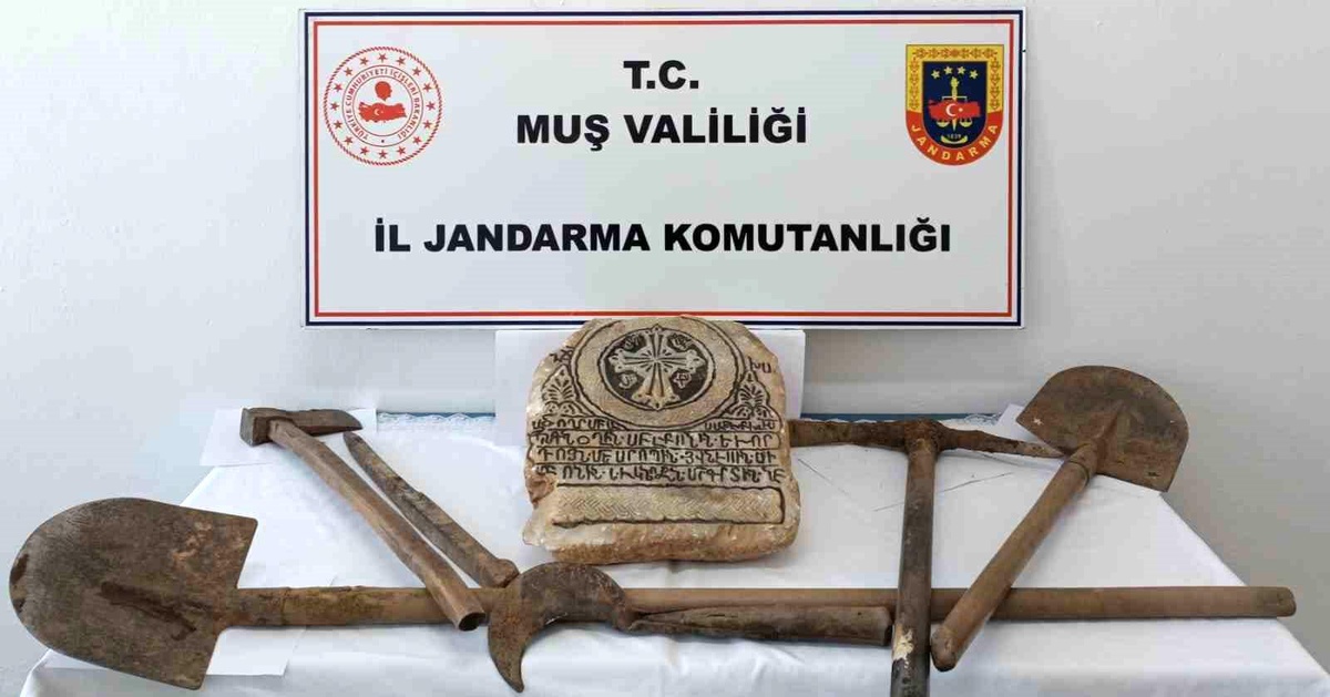 Muş\'ta Kaçak Kazı Operasyonu