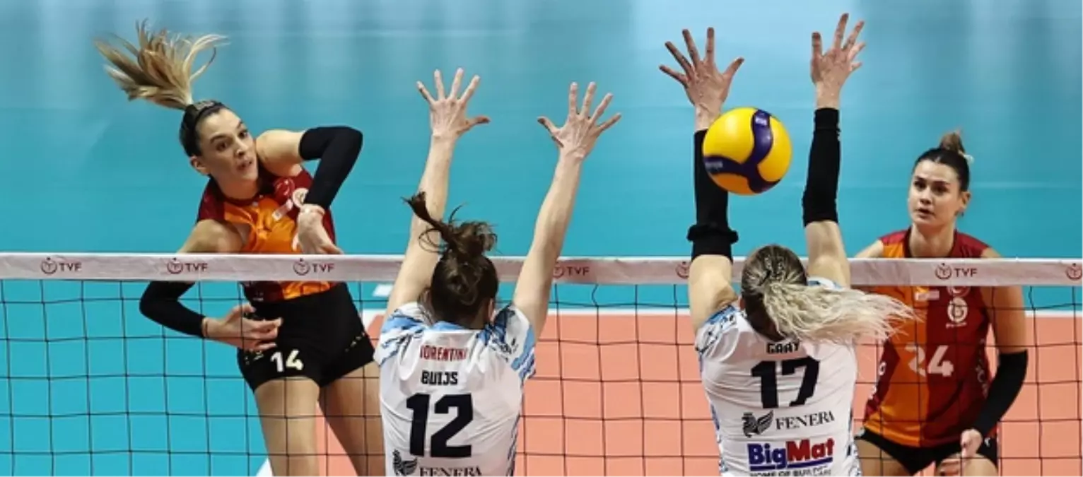 Galatasaray Daikin Kadın Voleybol Takımı CEV Challenge Kupası\'nda Mağlup Oldu