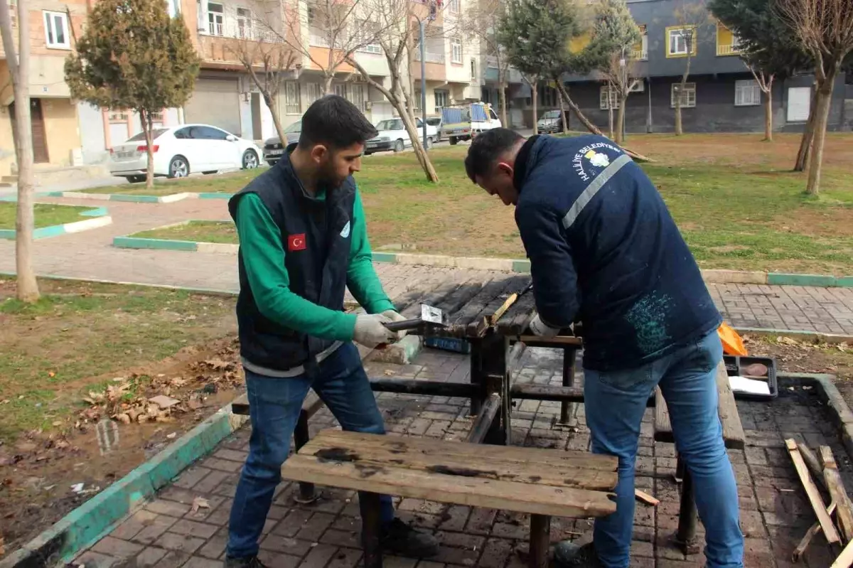 Şanlıurfa\'da Parktaki Bank Yangınına Tepki