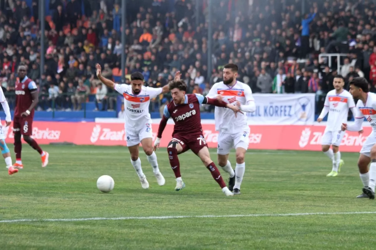 Trabzonspor ve İskenderunspor 2-2 Berabere Kaldı