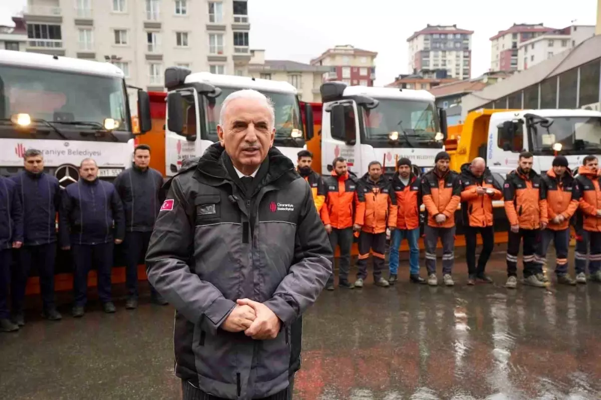 Ümraniye Belediyesi Kış Hazırlıklarını Tamamladı