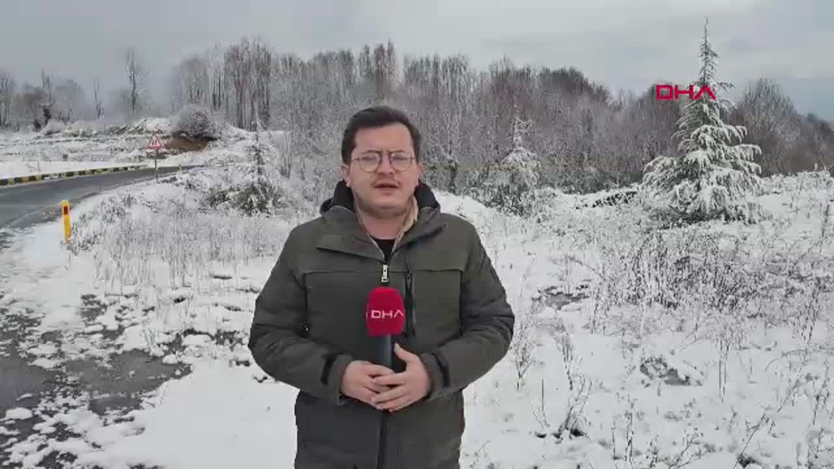 Zonguldak\'ta Kar Yağışı, Ulaşımda Aksamalar Yok