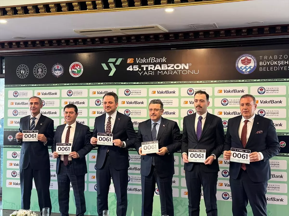 Trabzon Yarı Maratonu için Basın Toplantısı