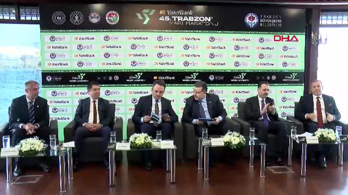 45. Uluslararası Trabzon Yarı Maratonu\'nun Lansmanı Gerçekleşti