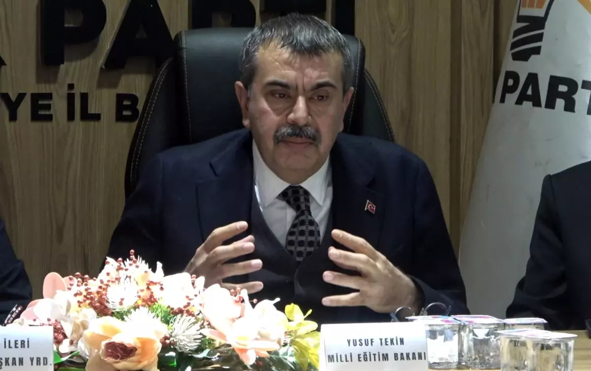 Bakan Tekin: "2024-2025 eğitim-öğretim yılında 9 bin 400 dersliğin 7 bin 500 tanesinin inşaatını tamamlayıp teslim ettik"