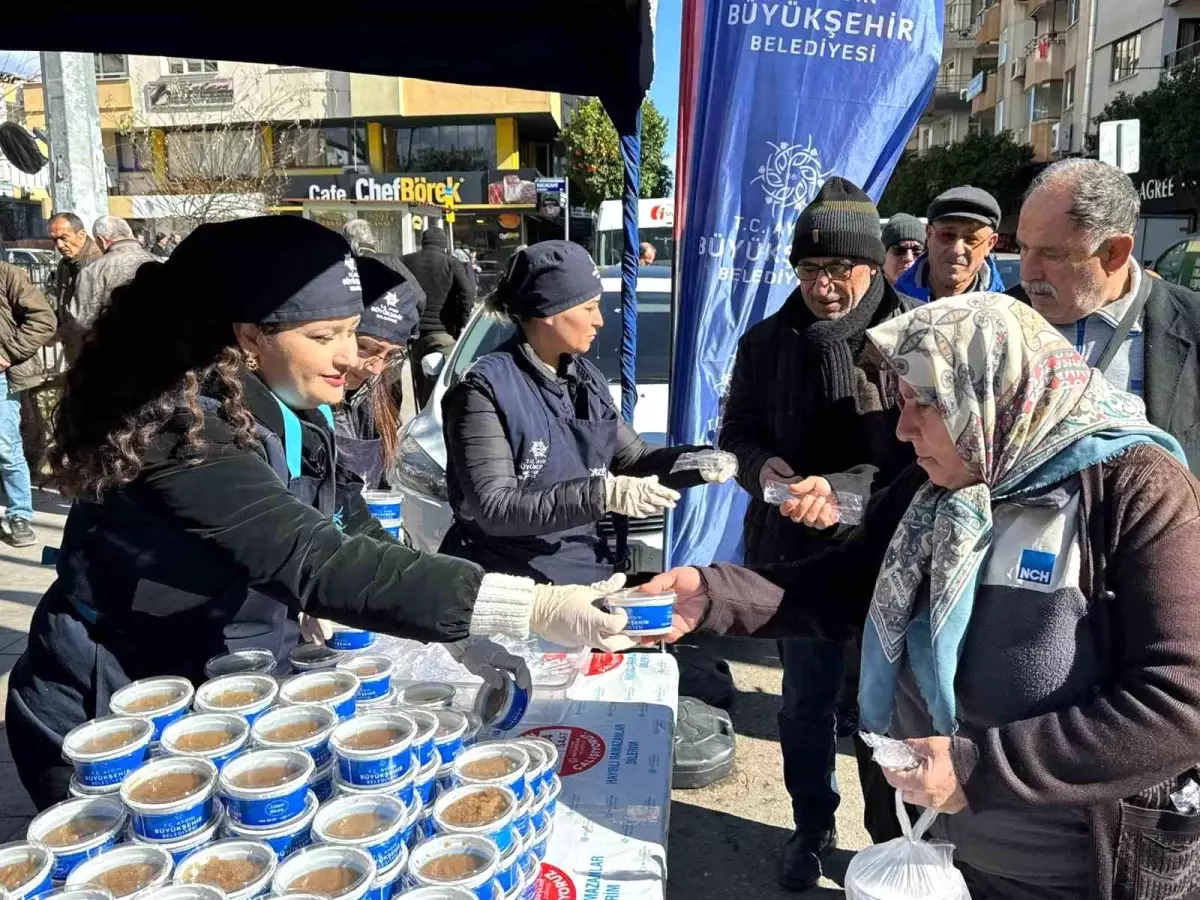 Aydın\'da Kahramanmaraş depremleri anısına helva hayrı