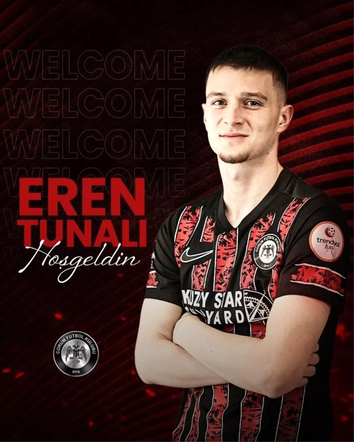 Çorum FK, Eren Tunalı ile Anlaştı