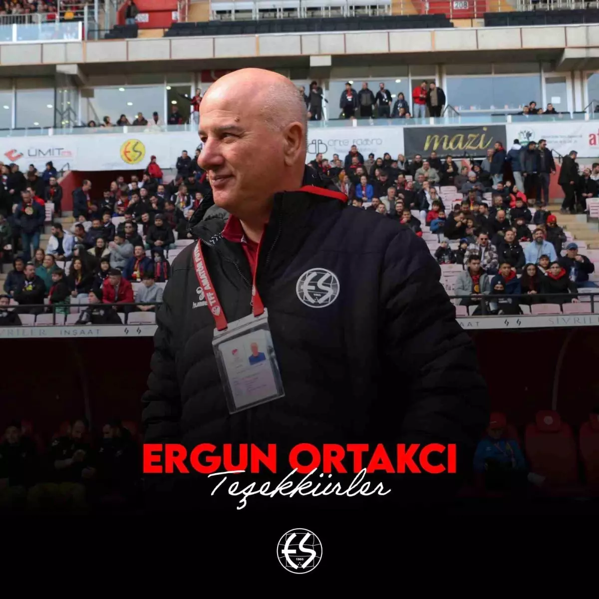 Eskişehirspor, Ergün Ortakçı ile yollarını ayırdı