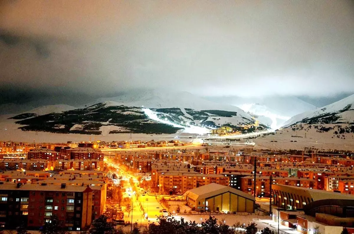 Erzurum\'da Kuvvetli Kar Yağışı Uyarısı