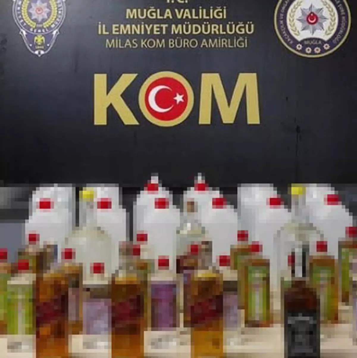 Muğla\'da Sahte İçki Operasyonu: 121 Litre Ele Geçirildi, 11 Gözaltı