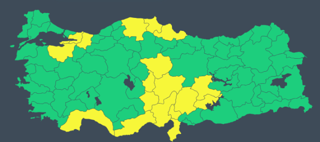 16 ilde karla karışık yağmur ve kar yağışı bekleniyor