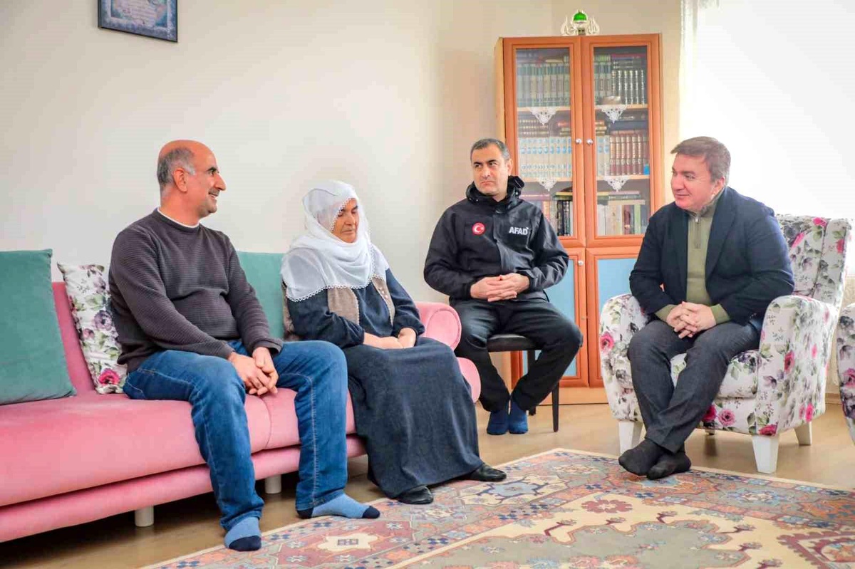 Depremin İkinci Yıl Dönümünde Arıca Ailesi Ziyaret Edildi