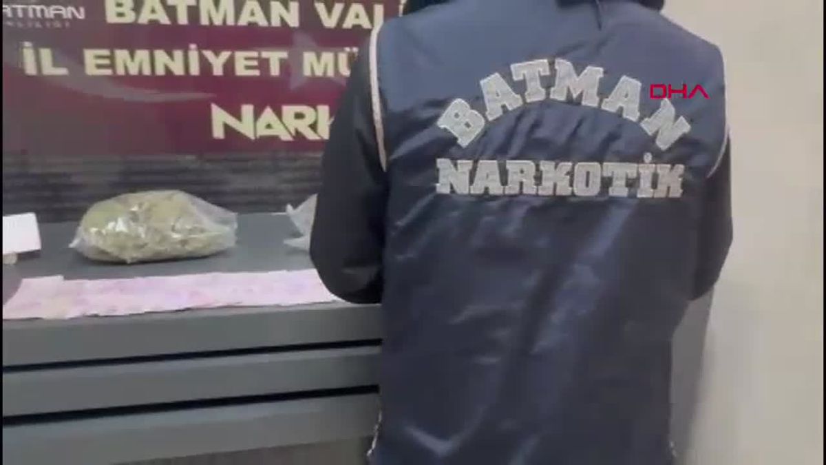 Batman\'da Uyuşturucu Operasyonu: 1 Kilo Skunk Ele Geçirildi
