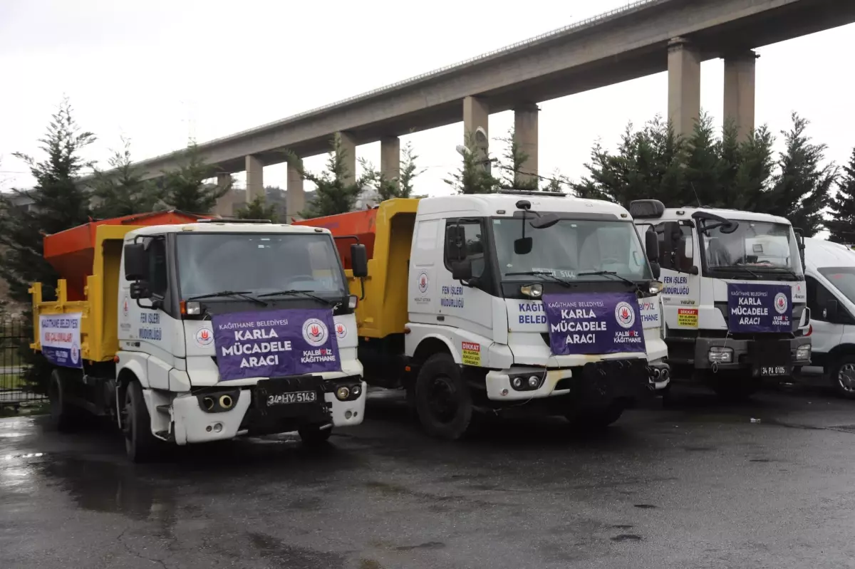 Kağıthane Belediyesi Kış Tedbirlerini Aldı