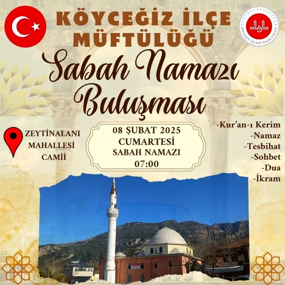 Köyceğiz\'de Sabah Namazı Buluşması