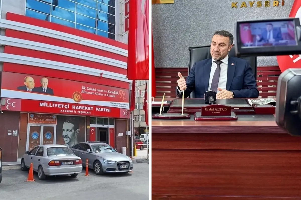 MHP\'yi ziyarete giden Saadet Partili başkan kapıda kaldı