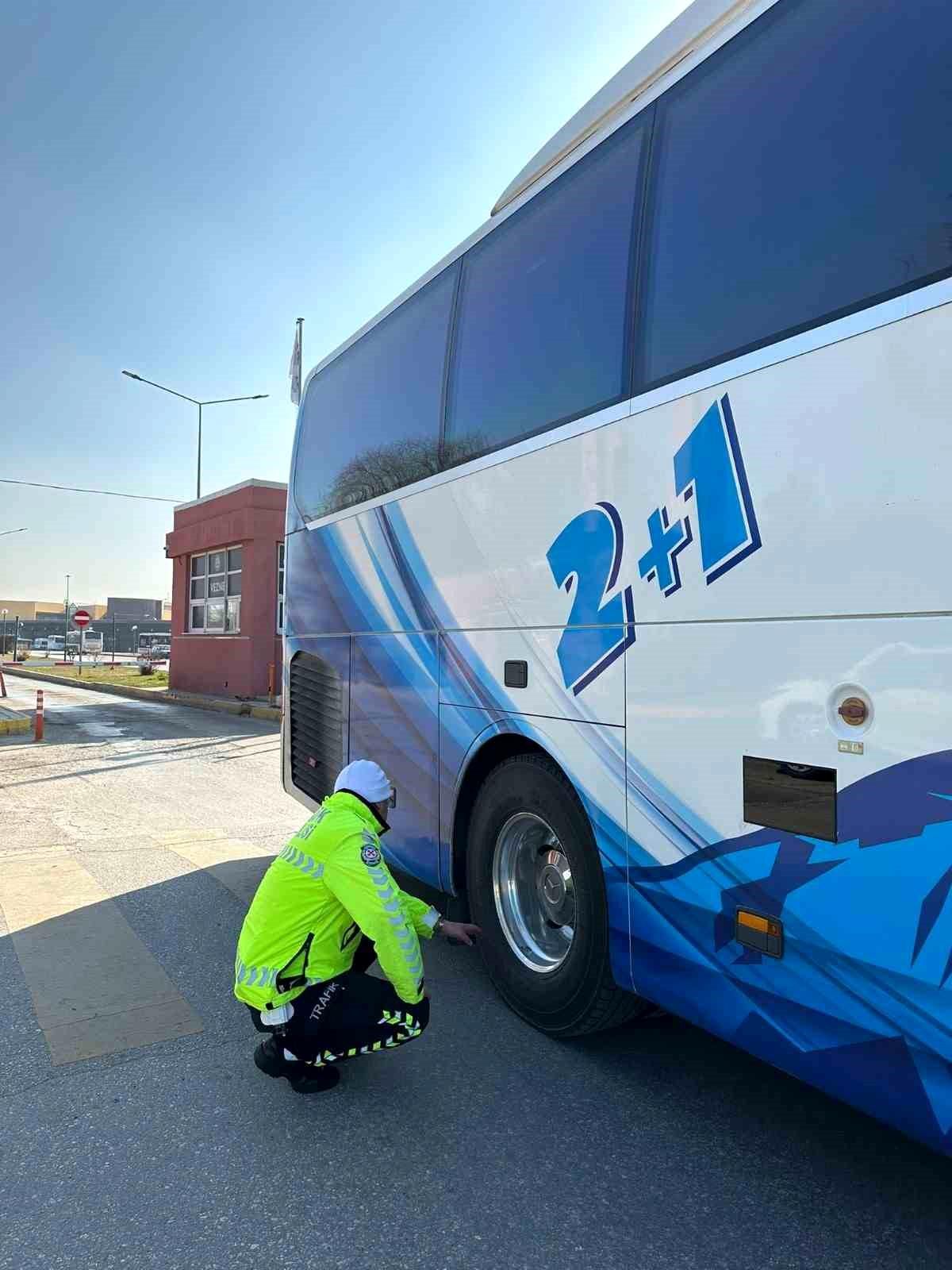 Eskişehir\'de Otobüs Denetimi