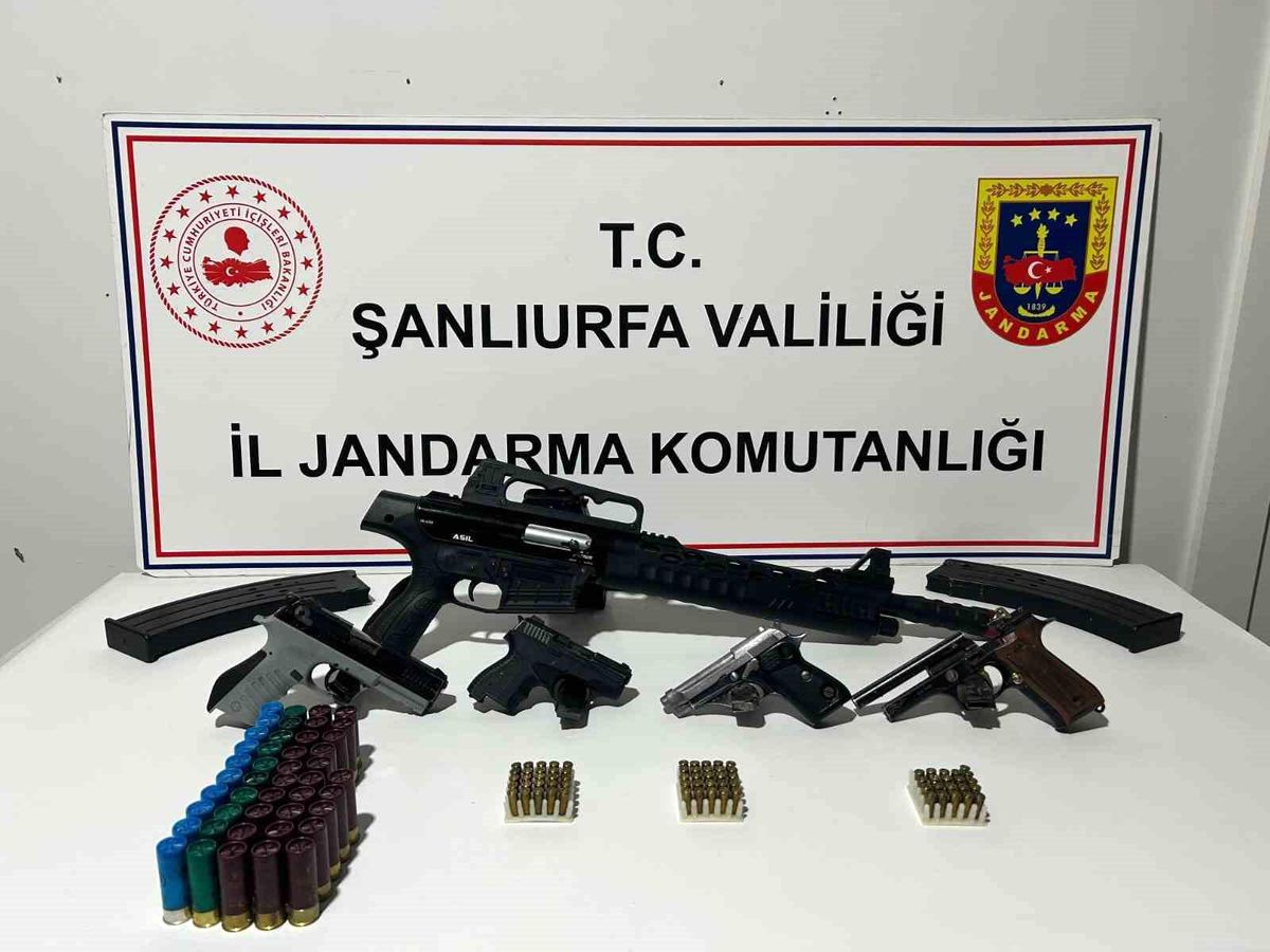 Şanlıurfa\'da Silah Kaçakçılığı Operasyonu