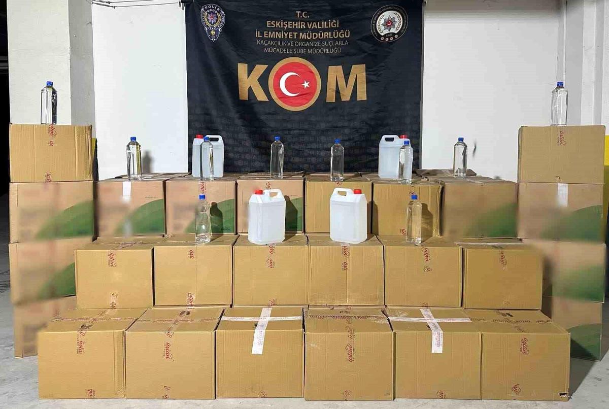 Eskişehir\'de Kaçak İçki Operasyonu