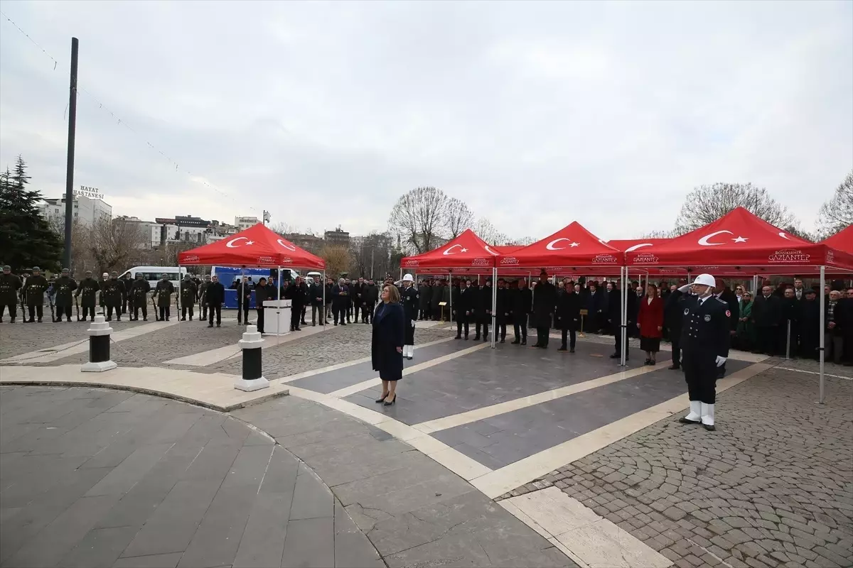 Gaziantep\'in düşman işgalinden kurtuluşunun 104. yıl dönümü törenle kutlandı