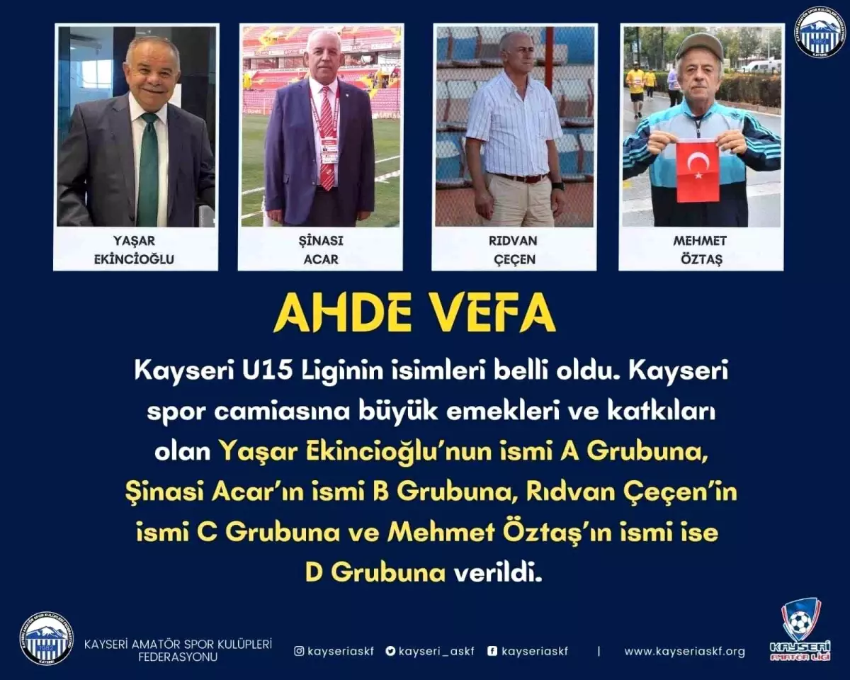 U15 Ligi\'nde Vefa Örneği