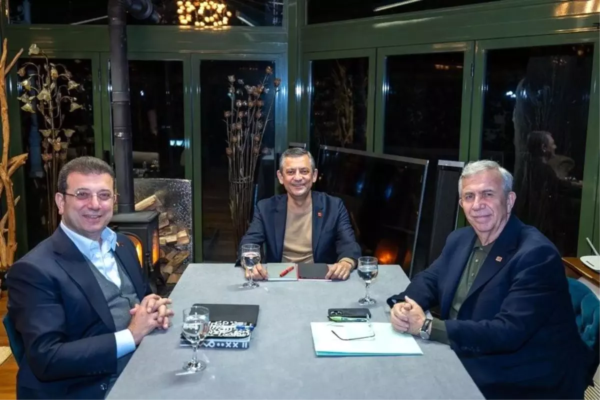 Özgür Özel, İmamoğlu ve Yavaş ile Bir Araya Geldi